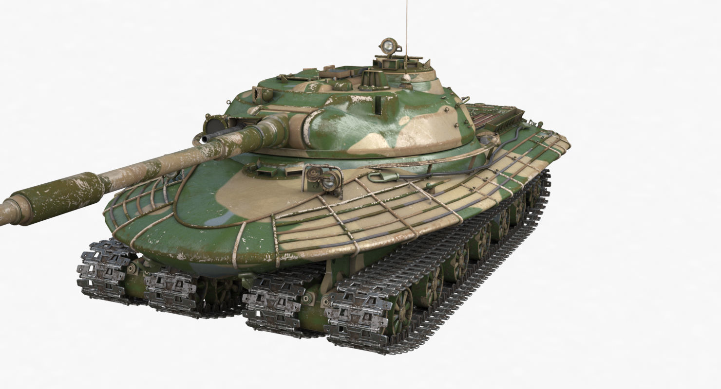 Tank Object 279 Vray 3D model_35