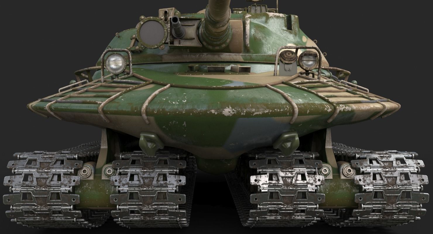 Tank Object 279 Vray 3D model_13