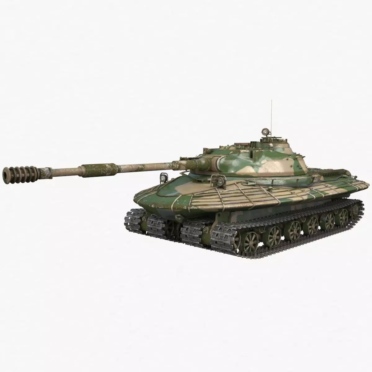 Tank Object 279 Vray 3D model_0