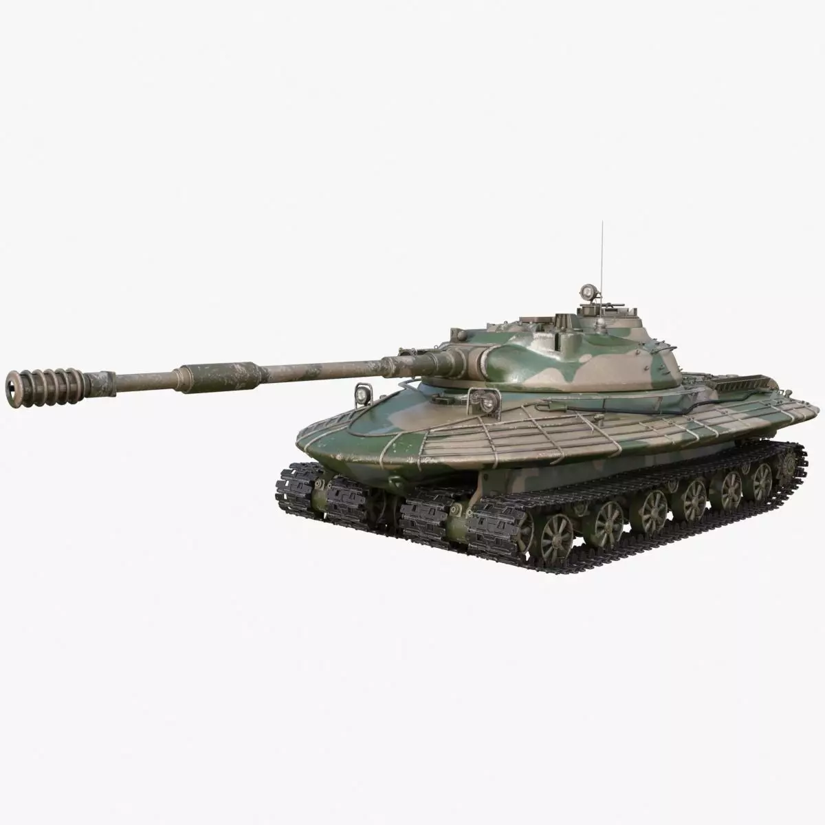 Tank Object 279 Mental Ray 3D model_0