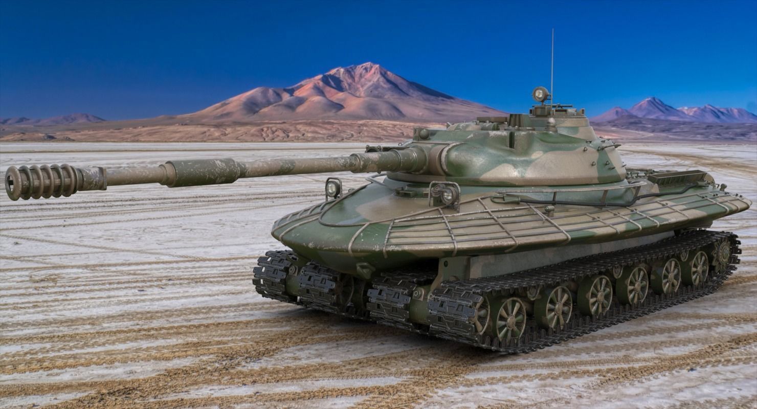 Tank Object 279 Mental Ray 3D model_1