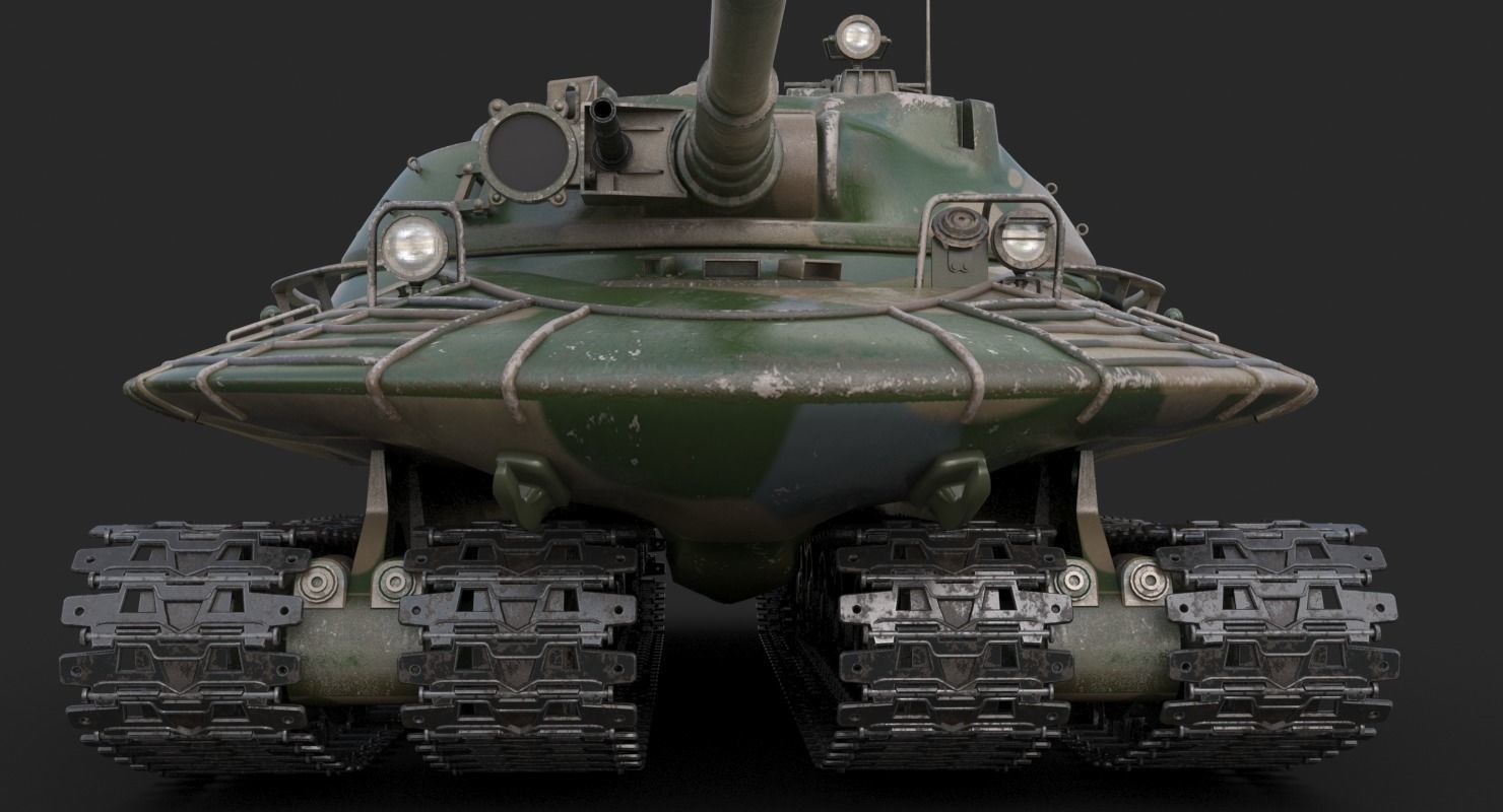 Tank Object 279 Mental Ray 3D model_13
