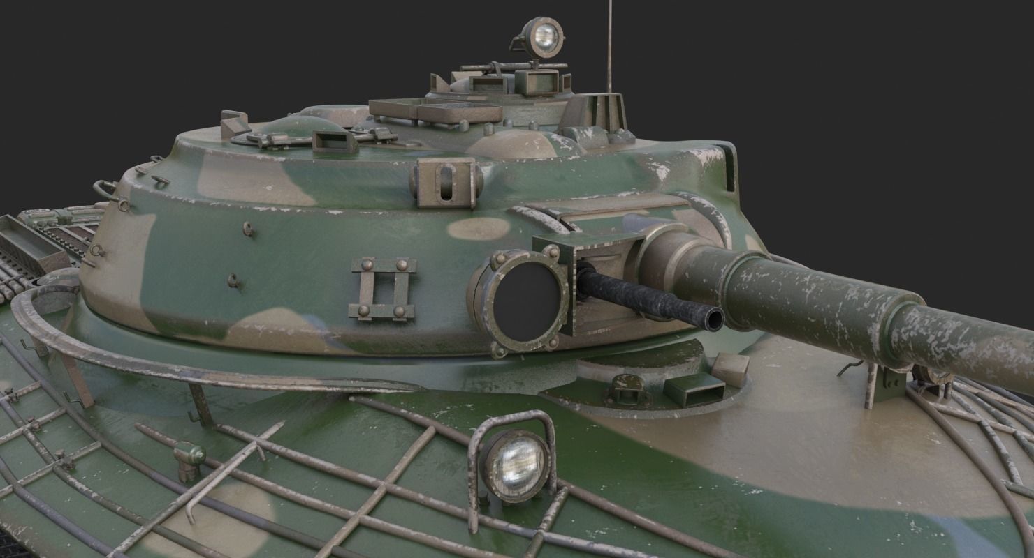 Tank Object 279 Mental Ray 3D model_15
