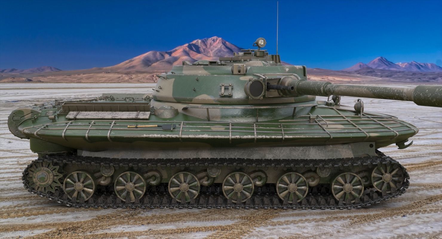 Tank Object 279 Mental Ray 3D model_5