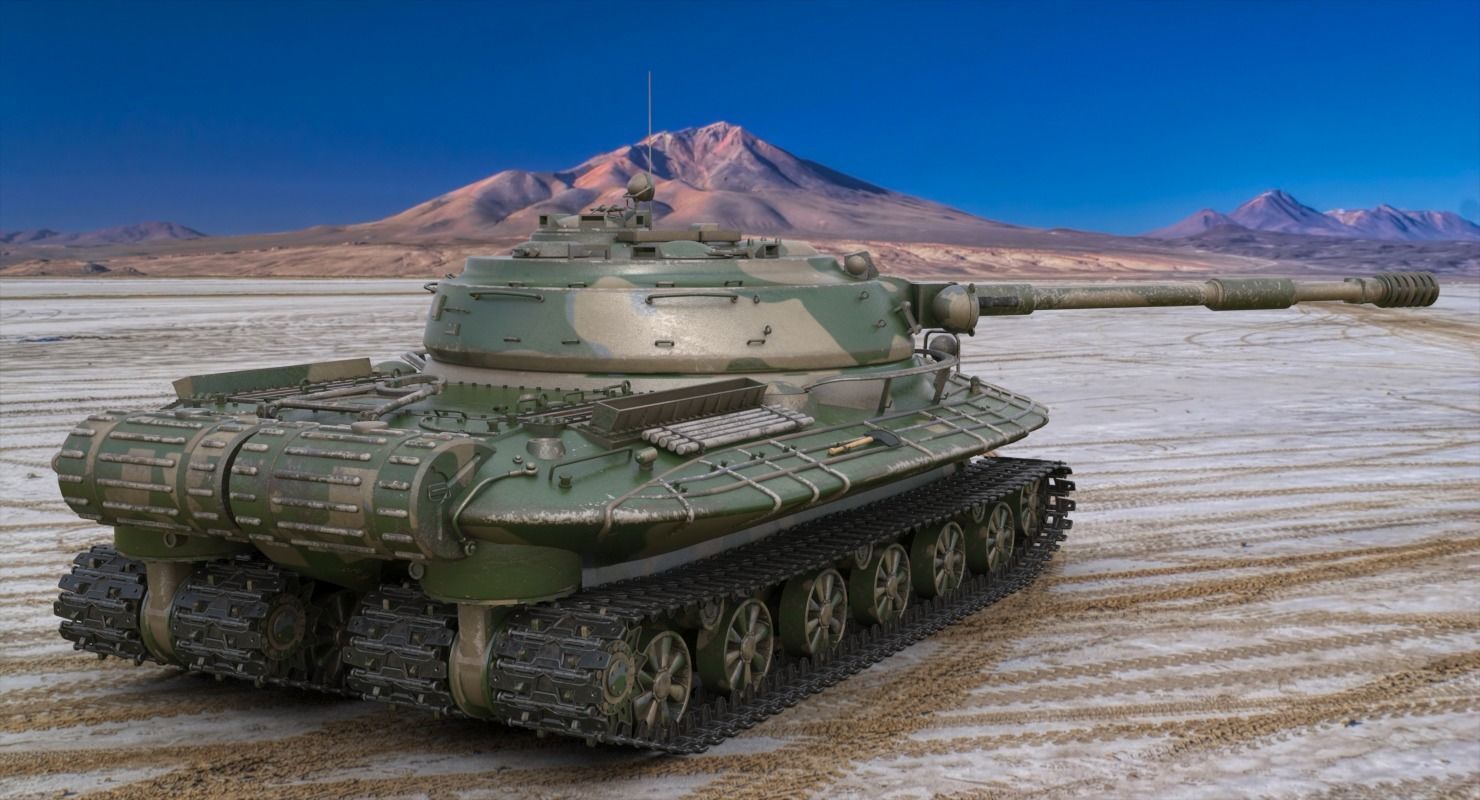 Tank Object 279 Mental Ray 3D model_3