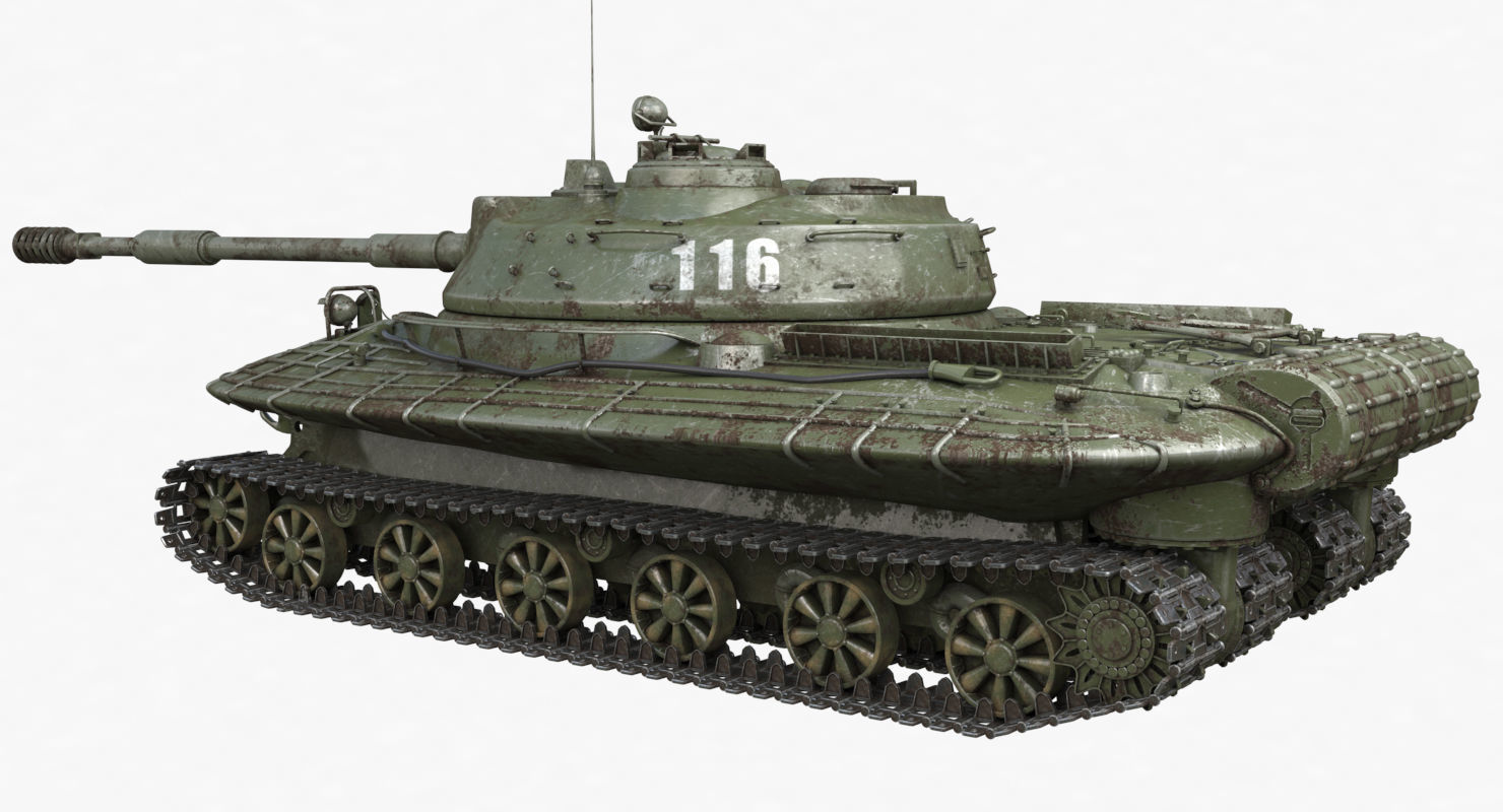 Tank Object 279 Green Vray 3D model_58