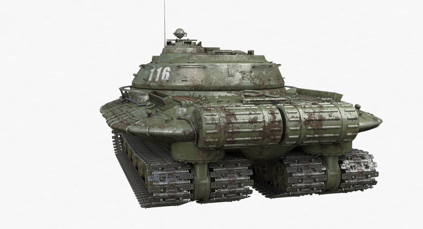 Tank Object 279 Green Vray 3D model_54