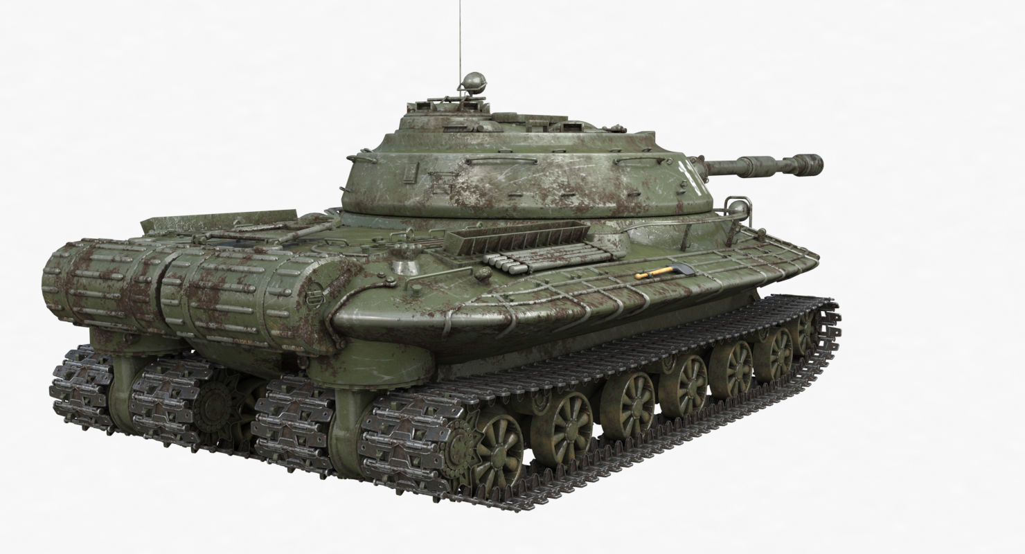 Tank Object 279 Green Vray 3D model_49