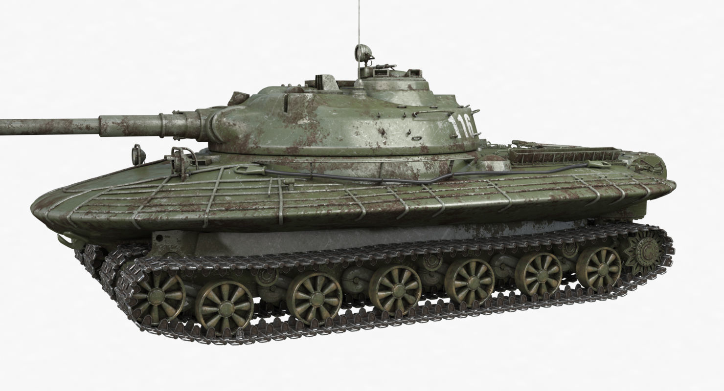 Tank Object 279 Green Vray 3D model_64