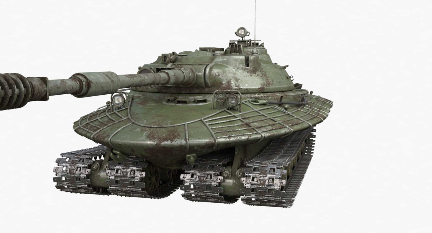 Tank Object 279 Green Vray 3D model_33