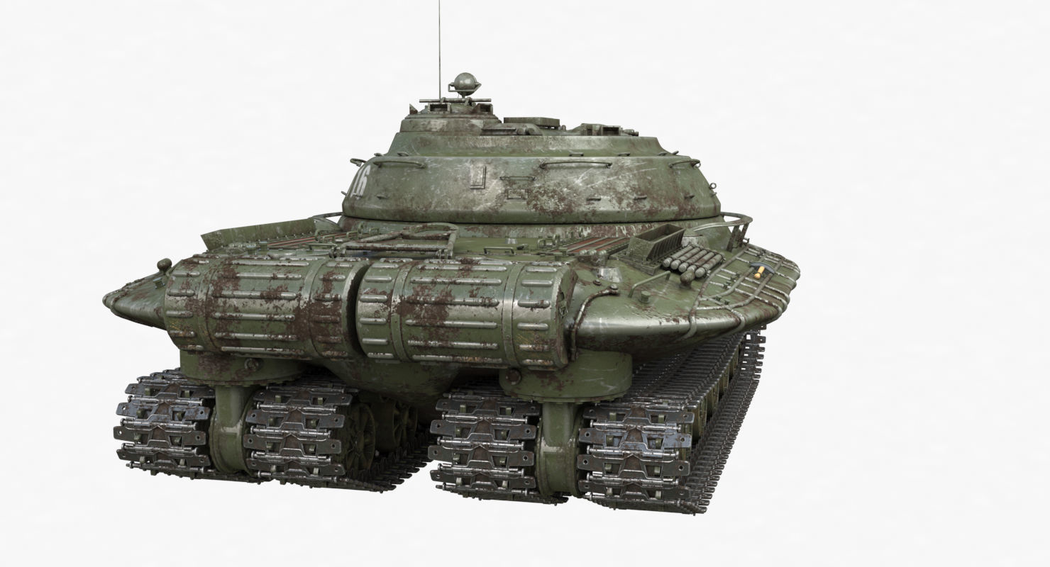 Tank Object 279 Green Vray 3D model_51