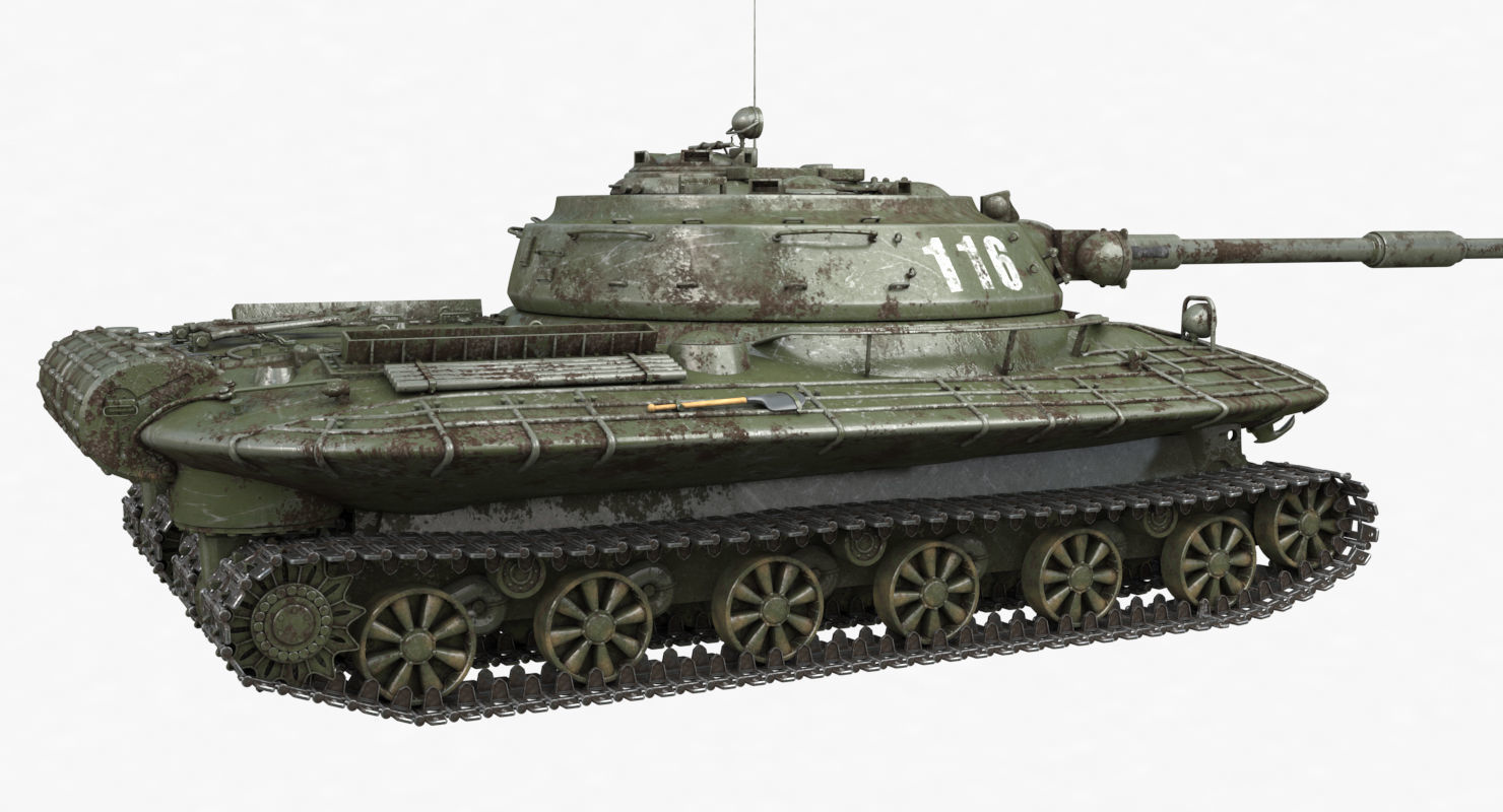 Tank Object 279 Green Vray 3D model_46