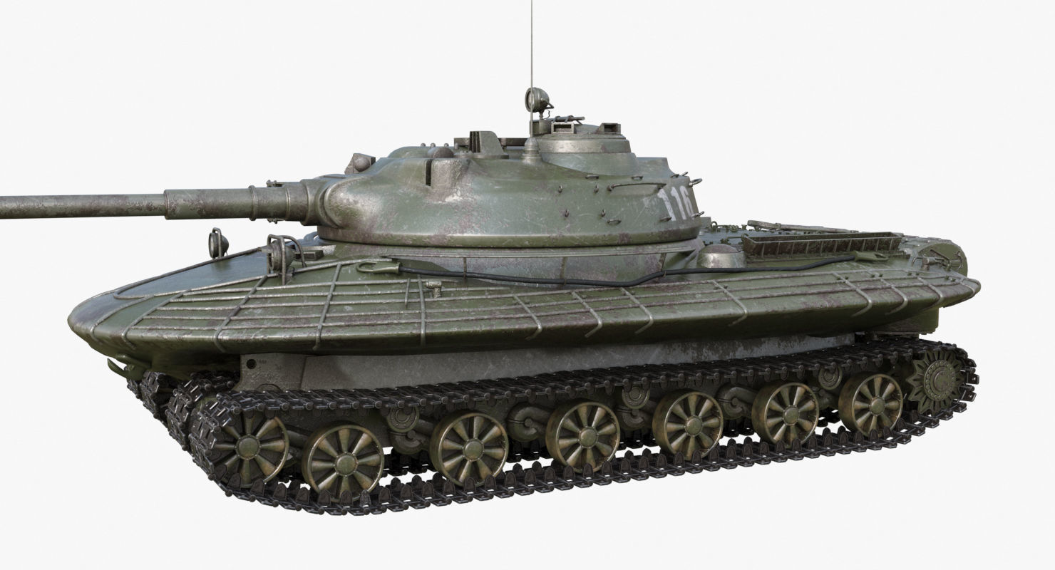 Tank Object 279 Green Mental Ray 3D model_64