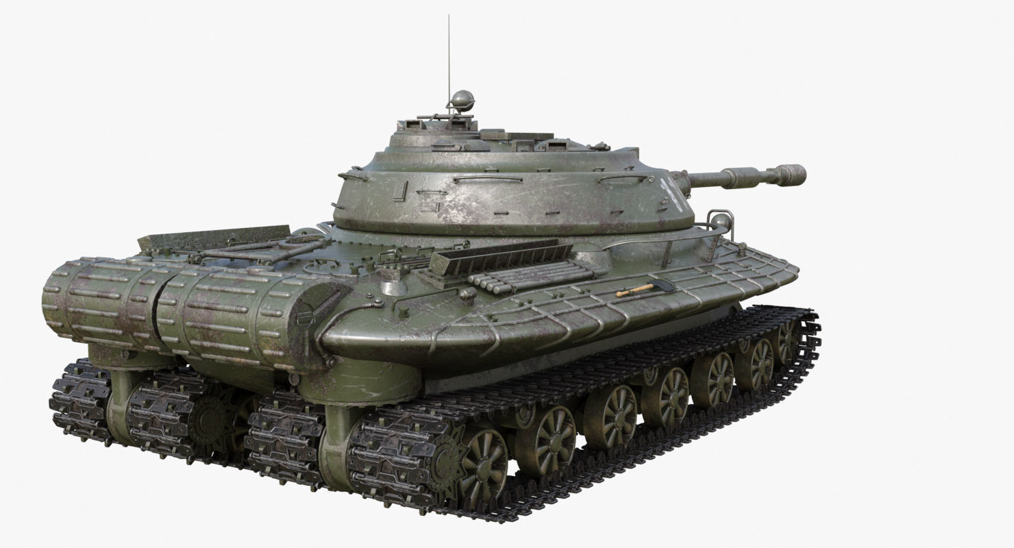 Tank Object 279 Green Mental Ray 3D model_49