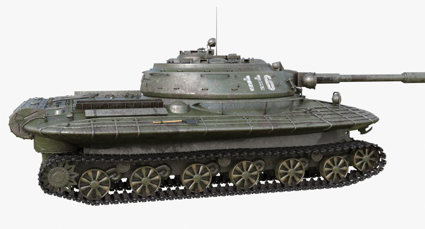 Tank Object 279 Green Mental Ray 3D model_45