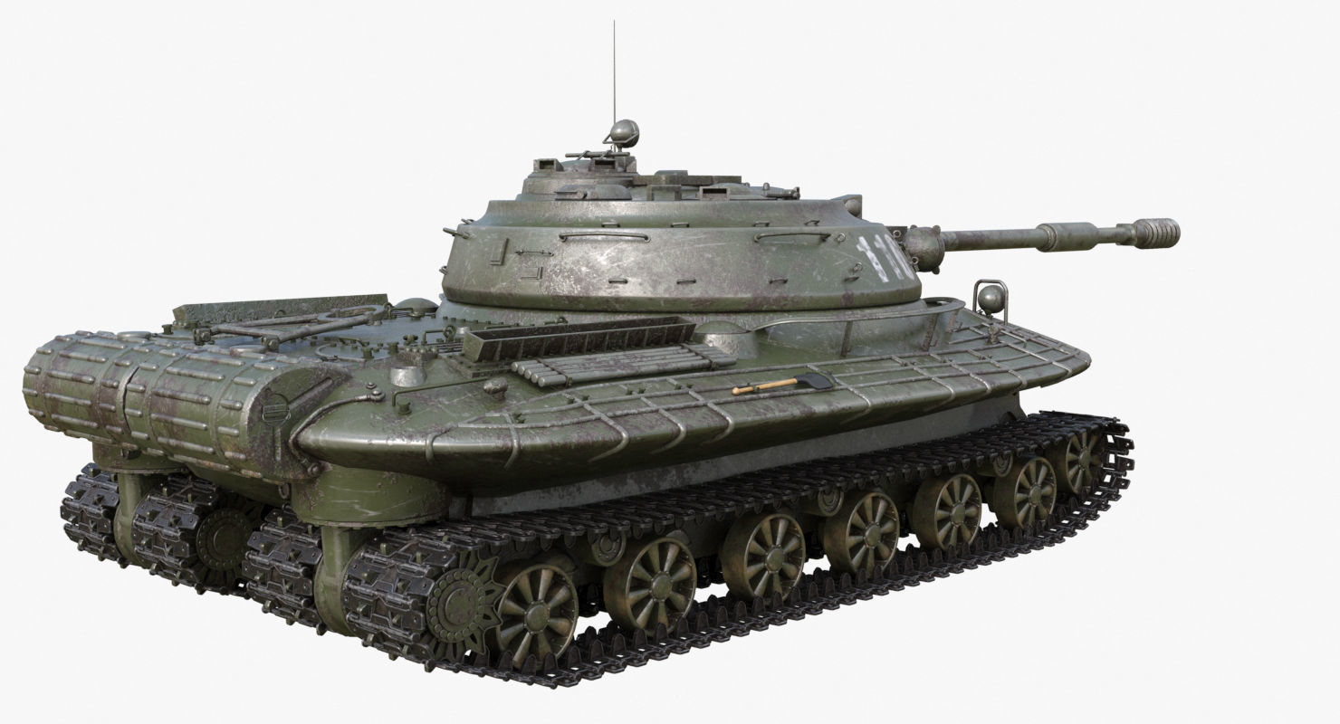 Tank Object 279 Green Mental Ray 3D model_48