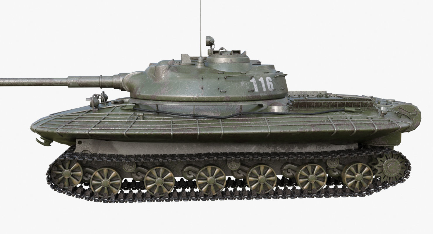 Tank Object 279 Green Mental Ray 3D model_62