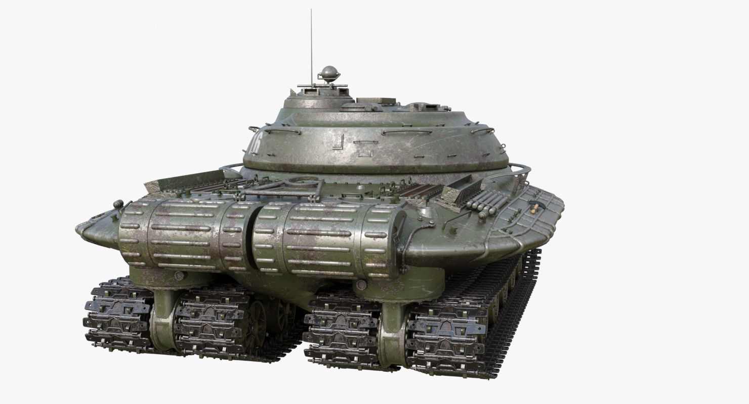 Tank Object 279 Green Mental Ray 3D model_51
