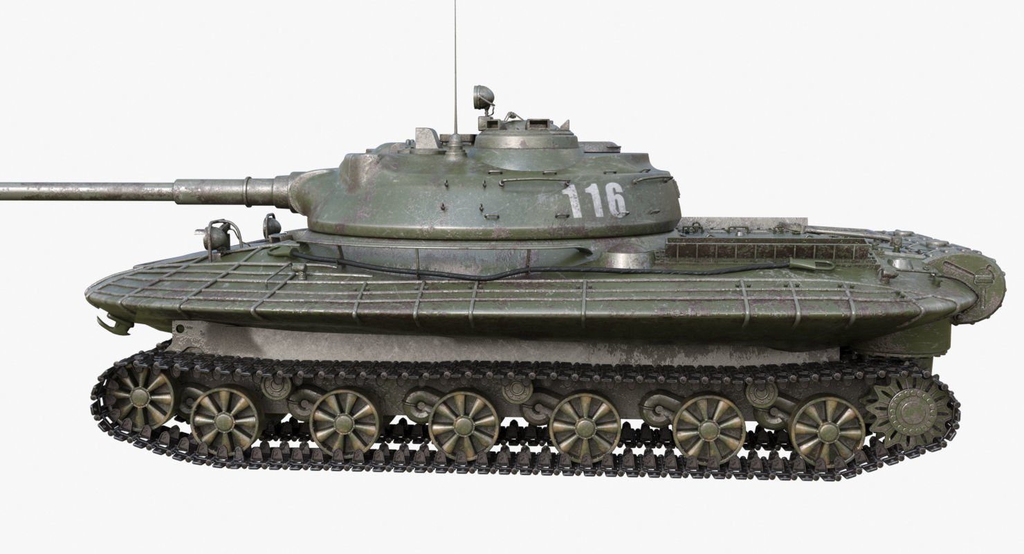 Tank Object 279 Green Mental Ray 3D model_61