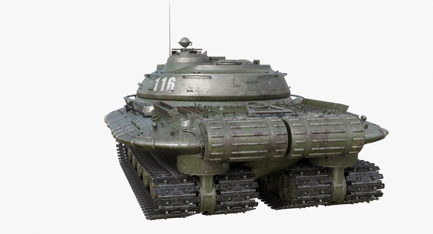 Tank Object 279 Green Mental Ray 3D model_54