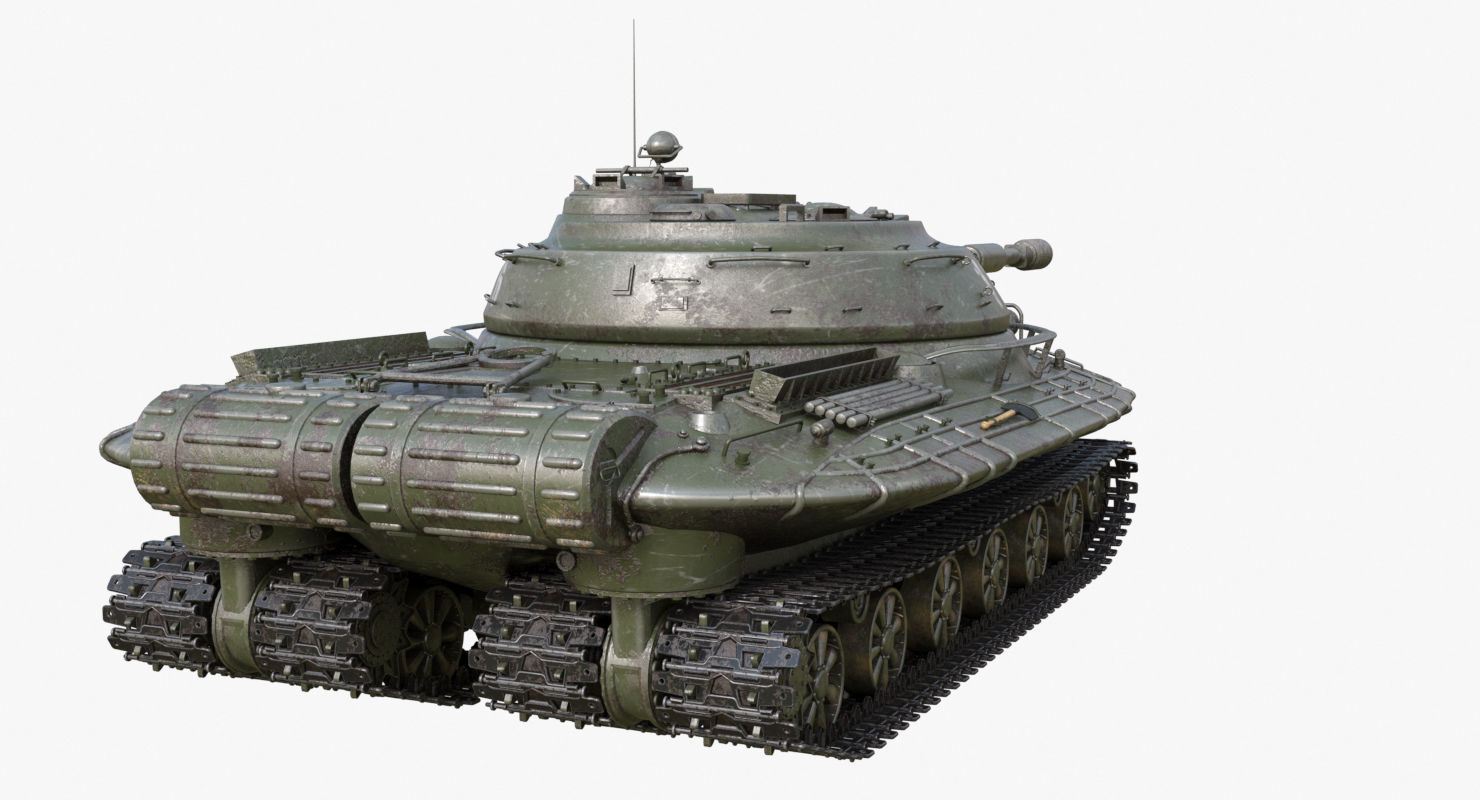 Tank Object 279 Green Mental Ray 3D model_50
