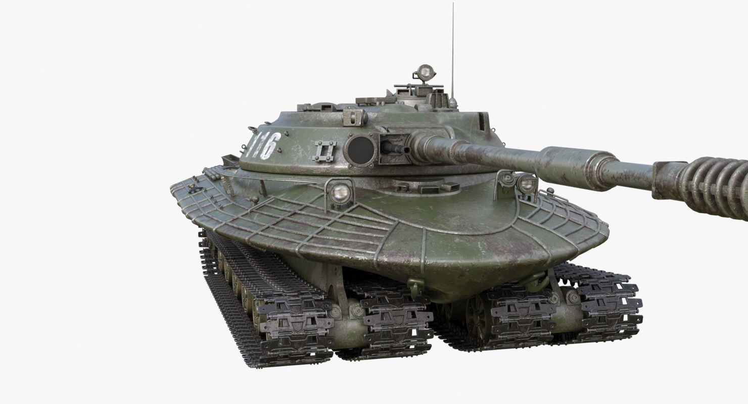 Tank Object 279 Green Mental Ray 3D model_36