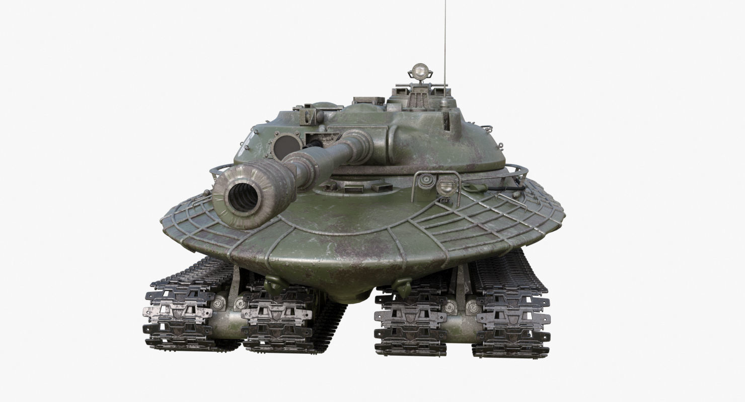 Tank Object 279 Green Mental Ray 3D model_34