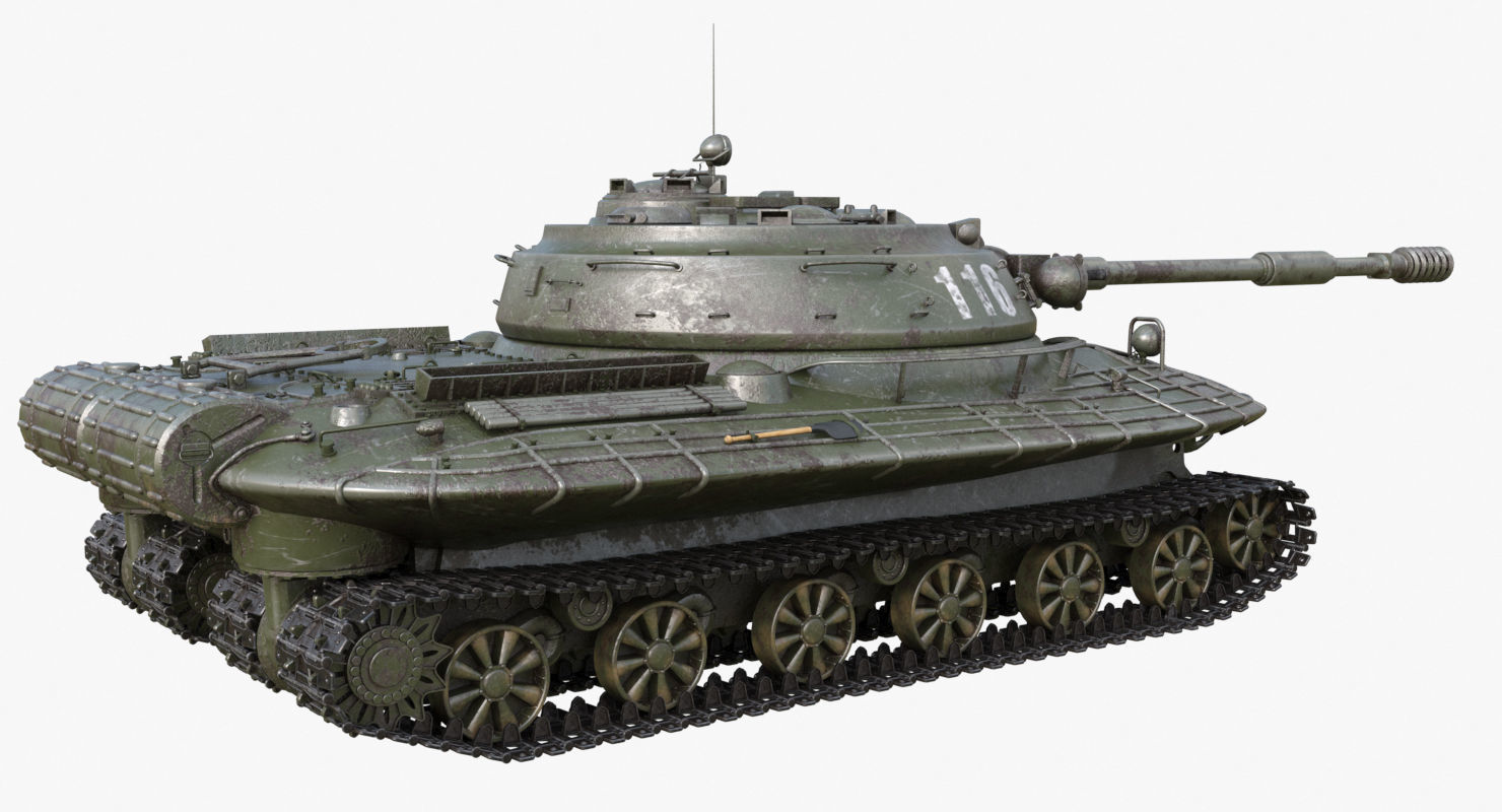 Tank Object 279 Green Mental Ray 3D model_47