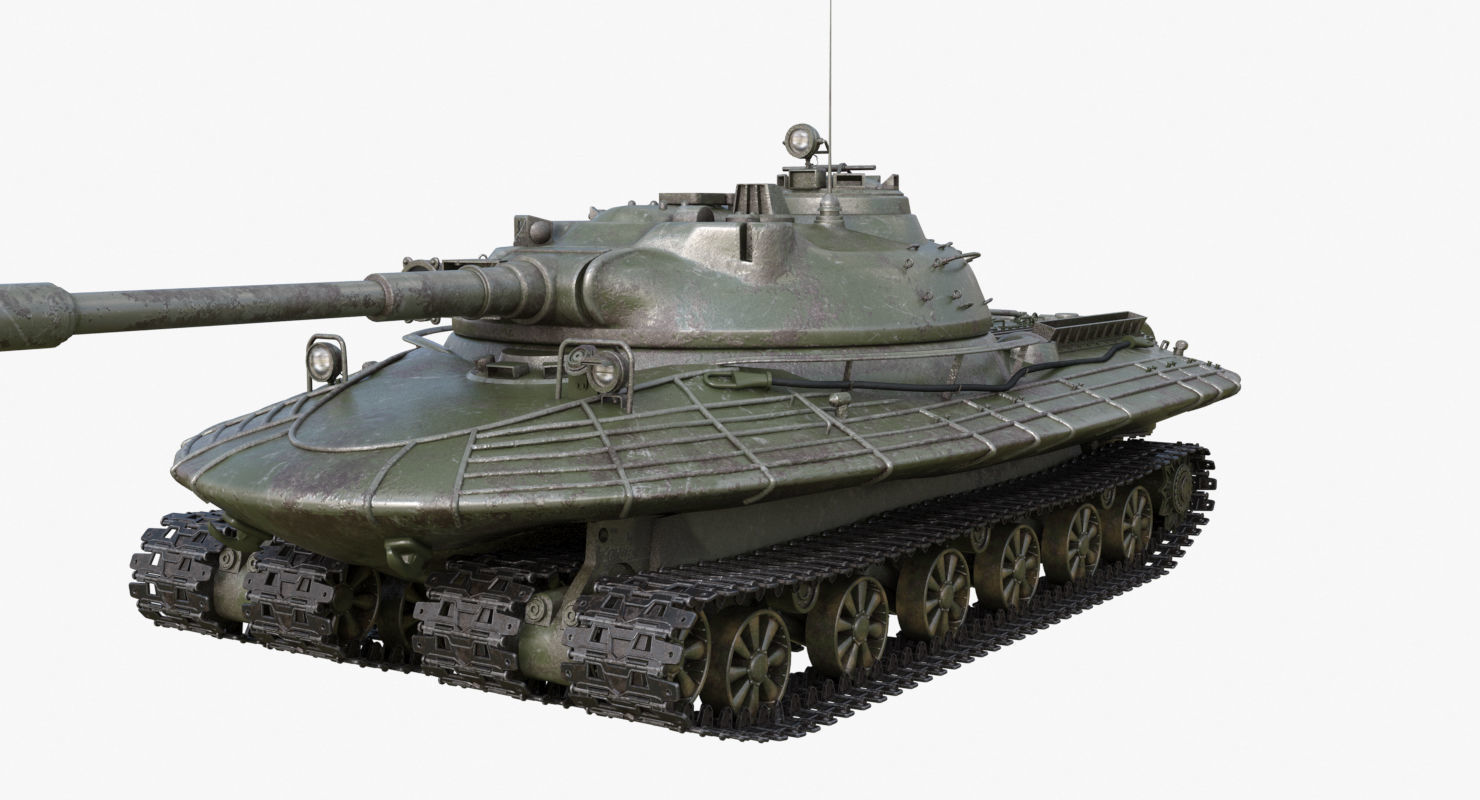 Tank Object 279 Green Mental Ray 3D model_31