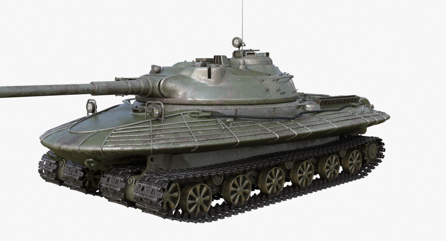 Tank Object 279 Green Mental Ray 3D model_30
