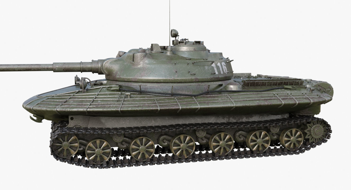 Tank Object 279 Green Mental Ray 3D model_63