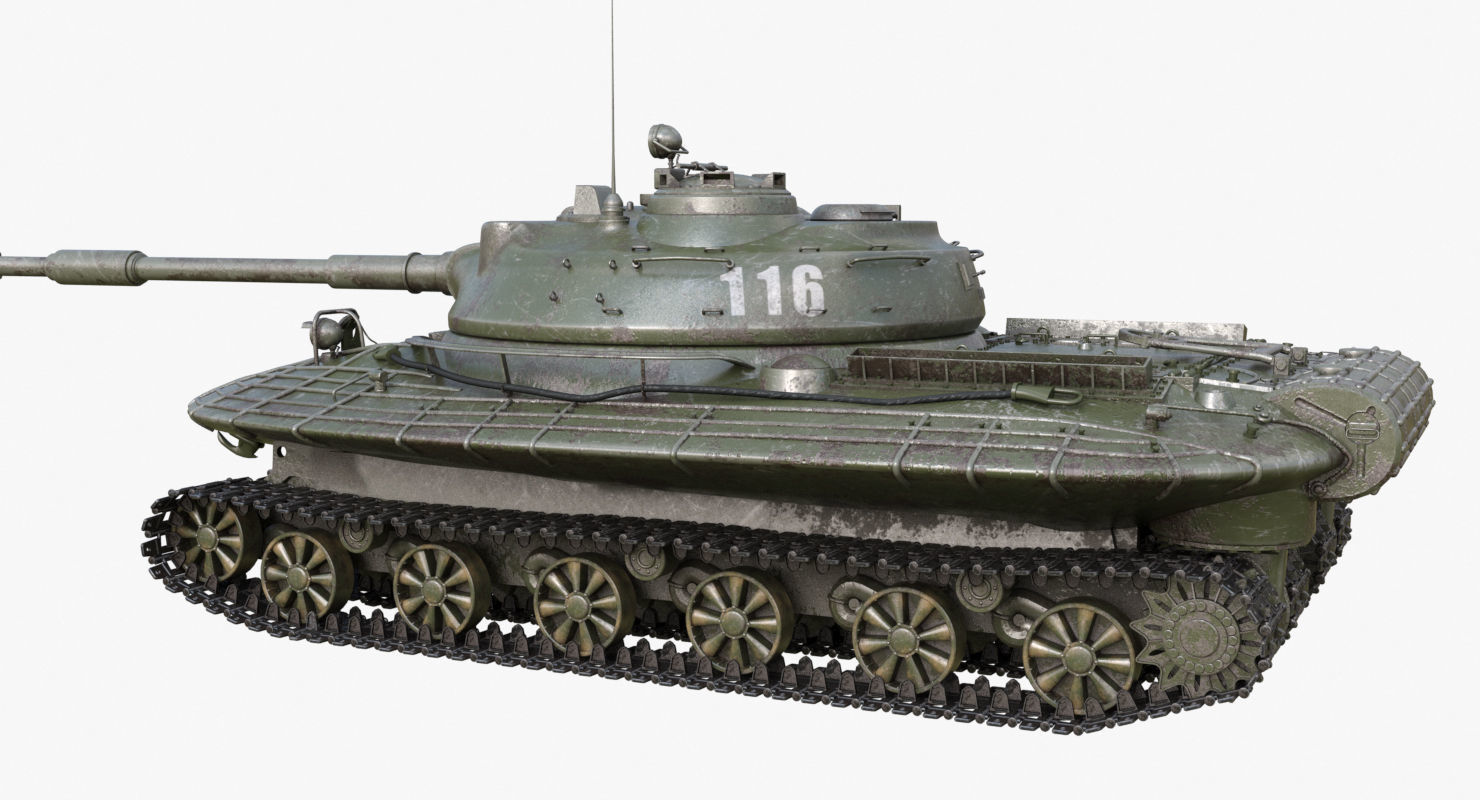 Tank Object 279 Green Mental Ray 3D model_59