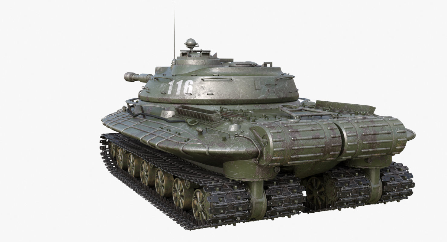 Tank Object 279 Green Mental Ray 3D model_55