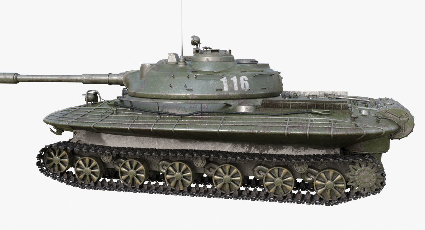 Tank Object 279 Green Mental Ray 3D model_60