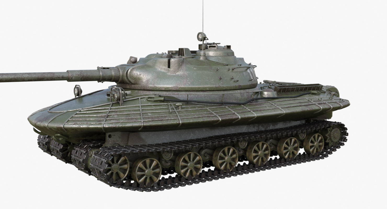 Tank Object 279 Green Mental Ray 3D model_65