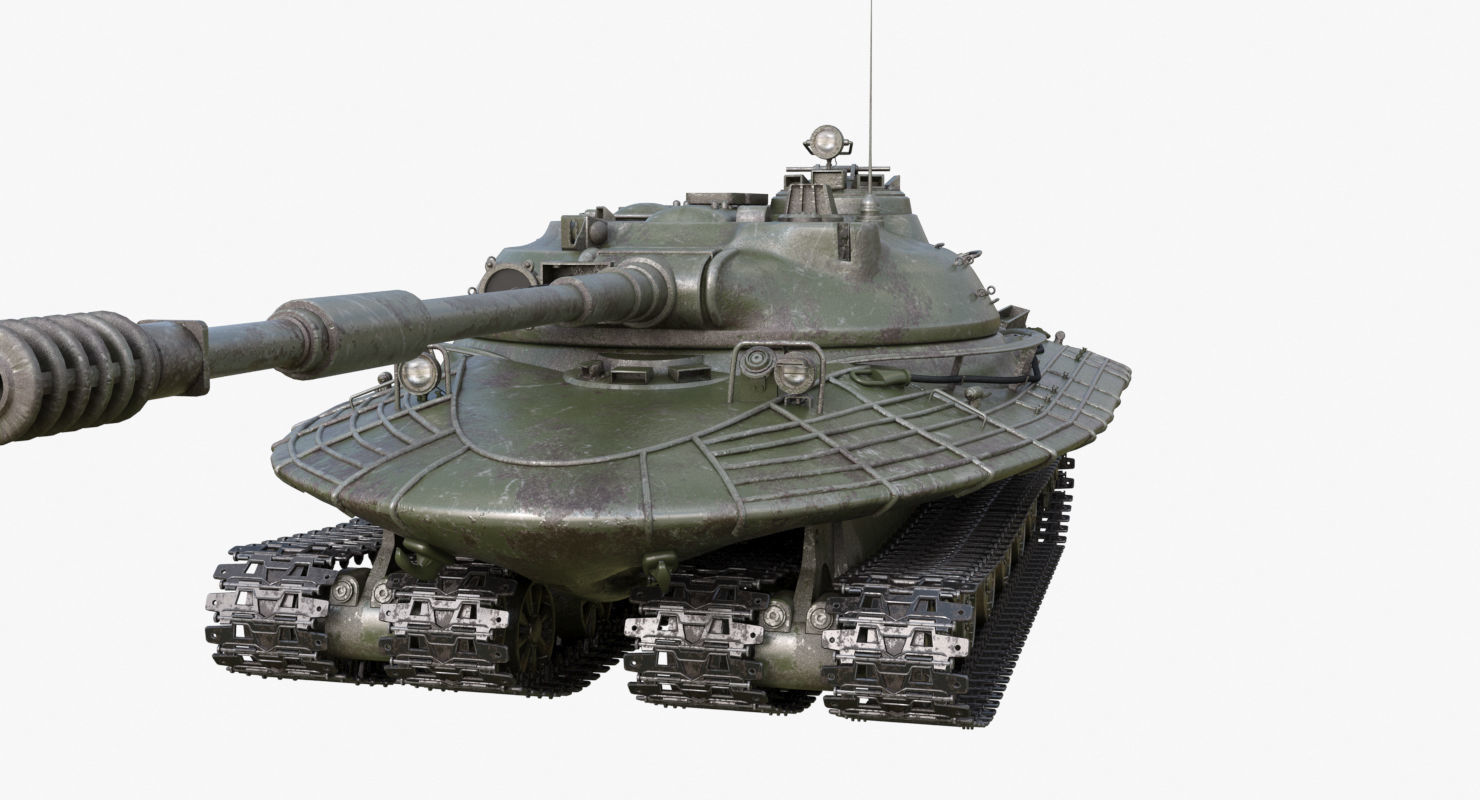 Tank Object 279 Green Mental Ray 3D model_33