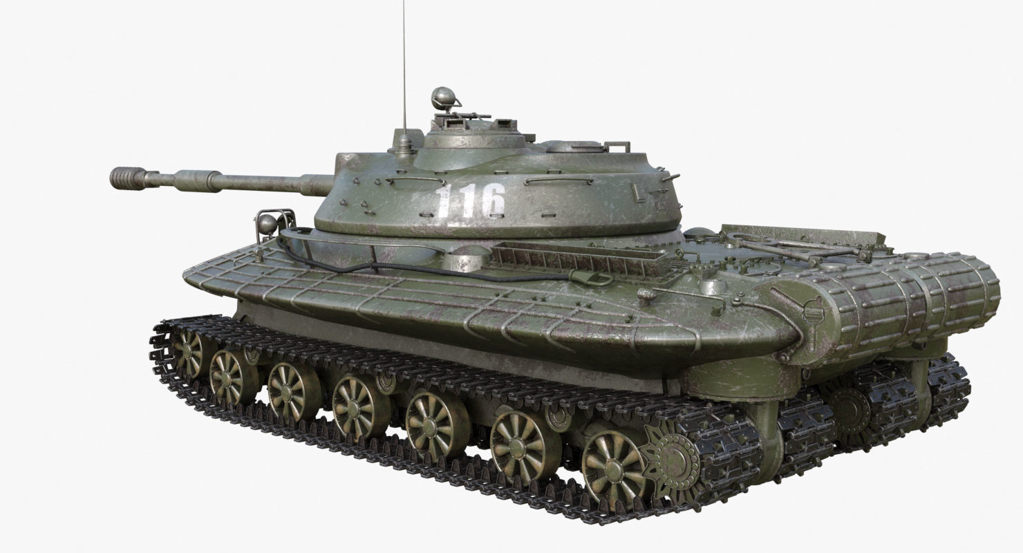 Tank Object 279 Green Mental Ray 3D model_57