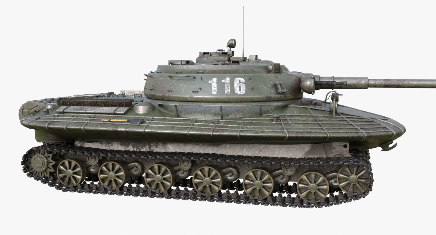 Tank Object 279 Green Mental Ray 3D model_42