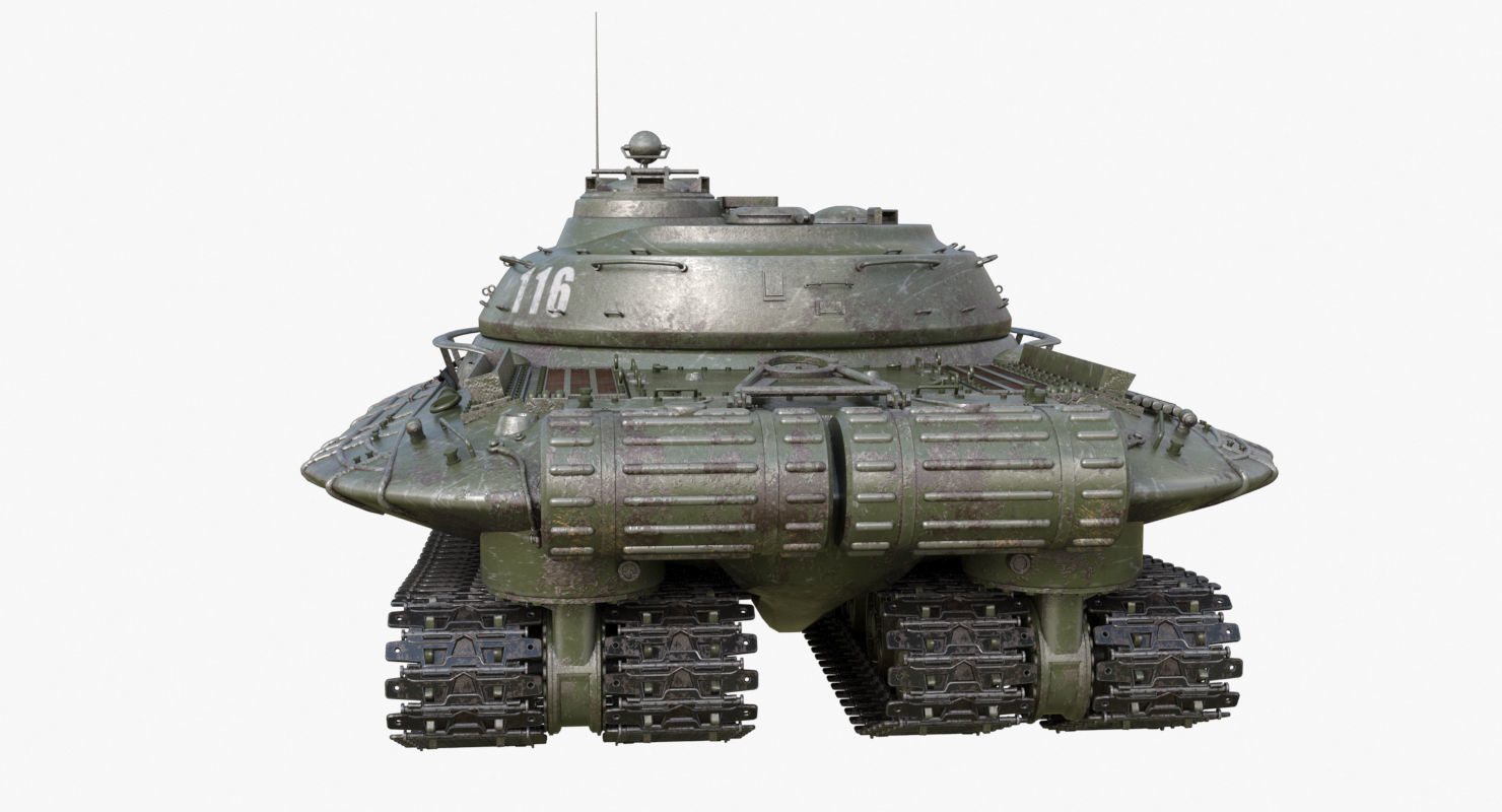 Tank Object 279 Green Mental Ray 3D model_53