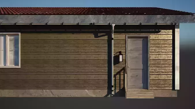 Cottage House 4K Textures V-Ray and Arnold Textures Sets