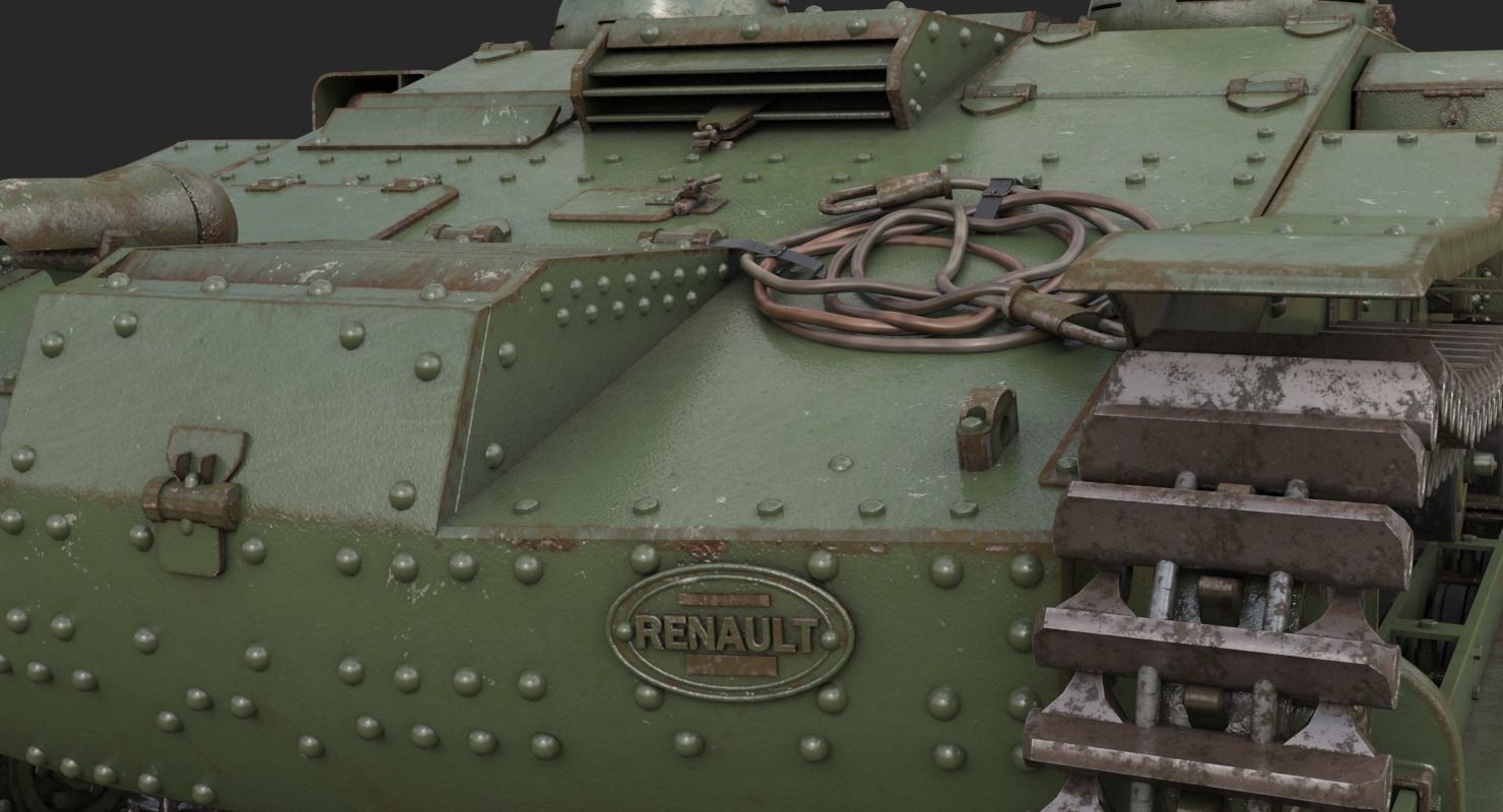 UE Tractor Vray 3D model_17