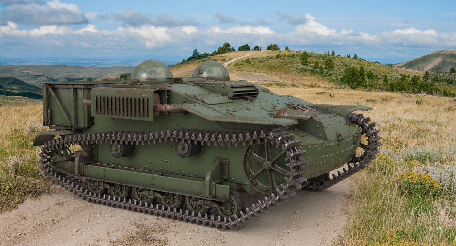 UE Tractor Vray 3D model_3