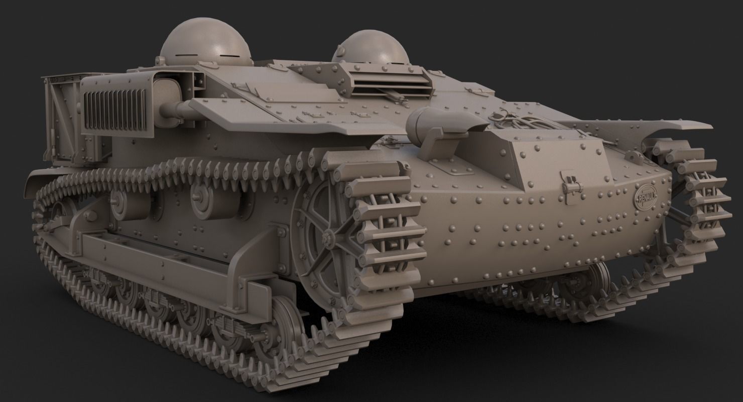 UE Tractor Vray 3D model_21