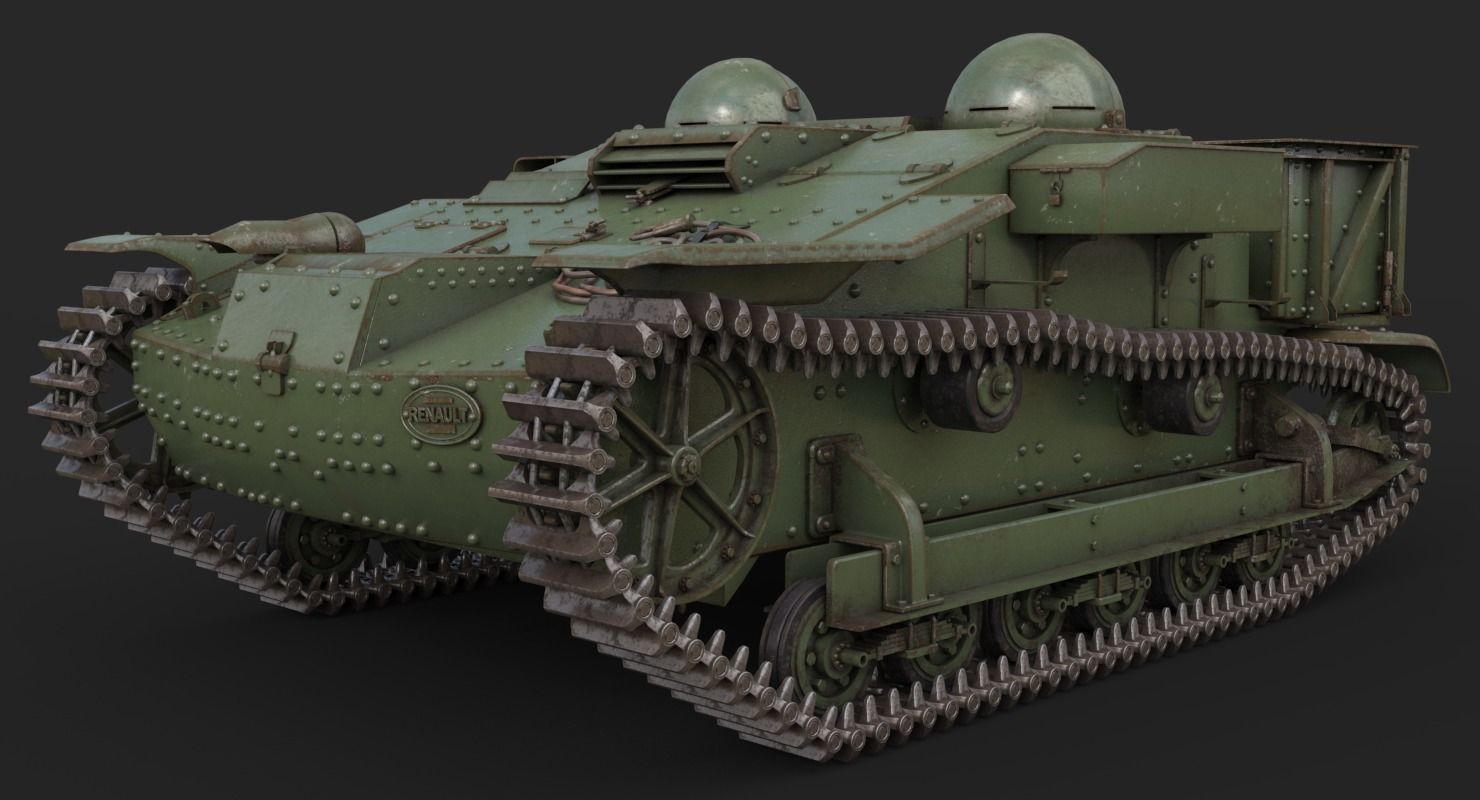 UE Tractor Vray 3D model_6