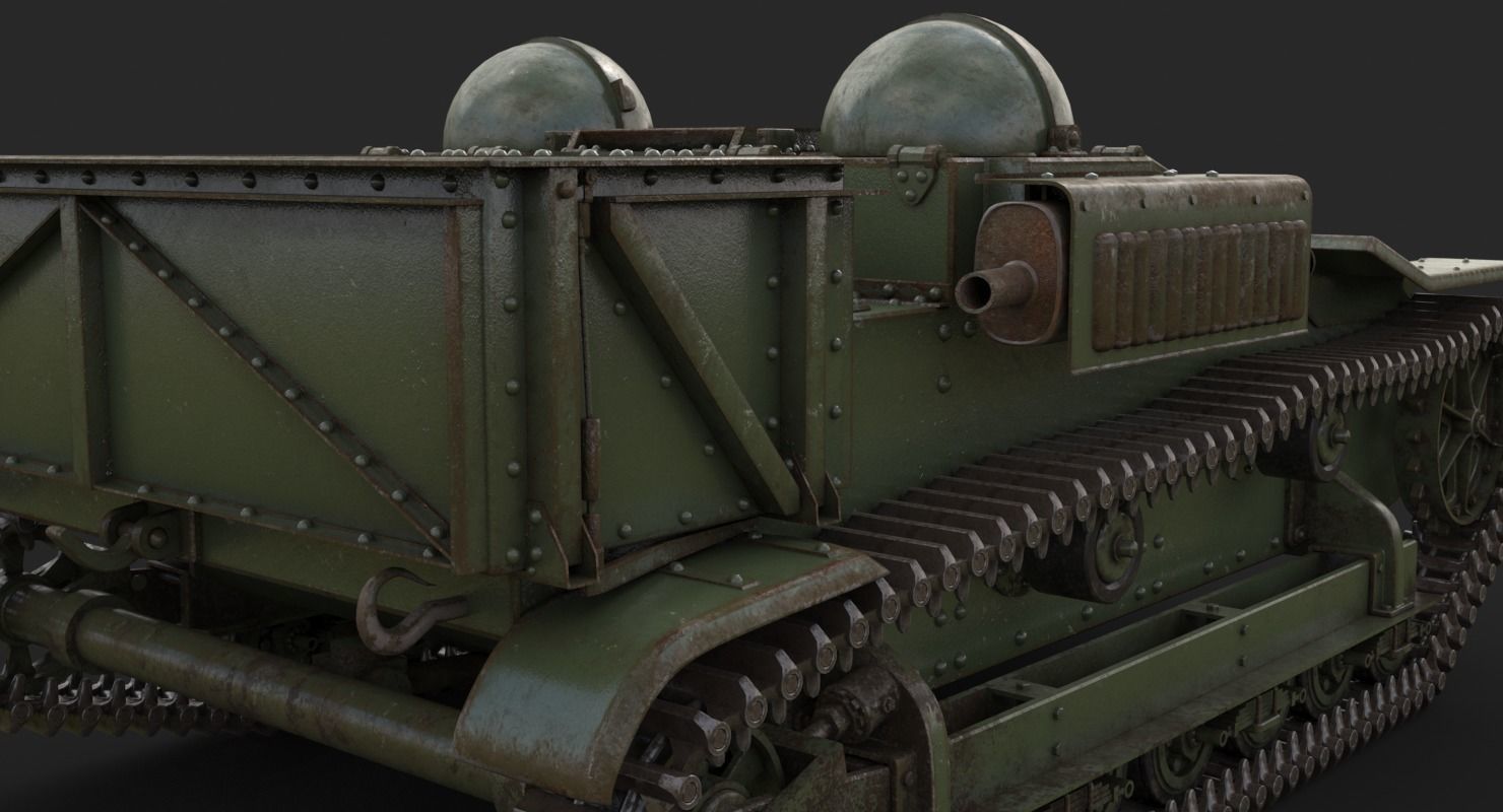 UE Tractor Vray 3D model_15
