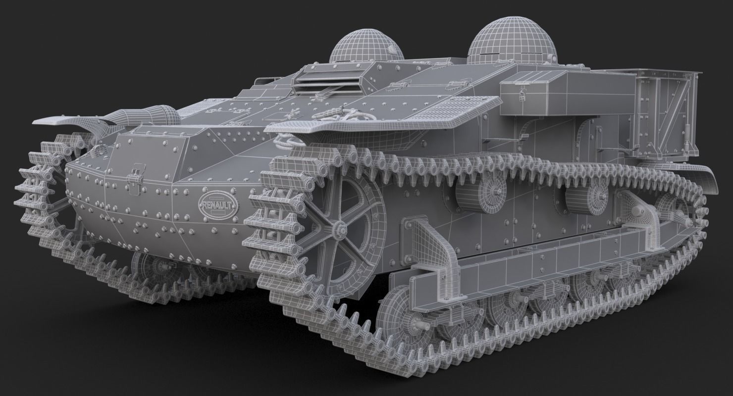 UE Tractor Vray 3D model_22