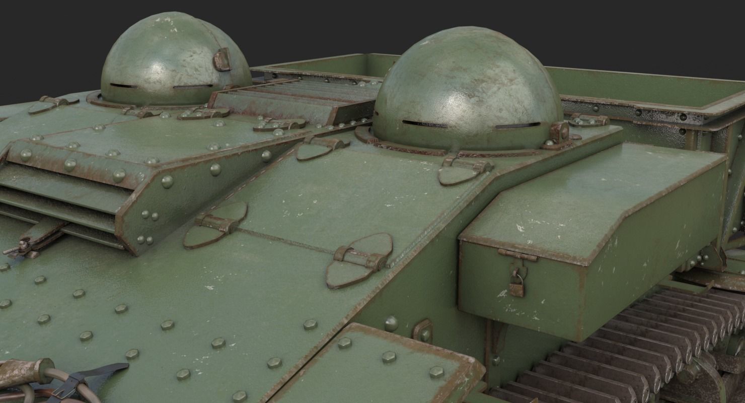 UE Tractor Vray 3D model_18