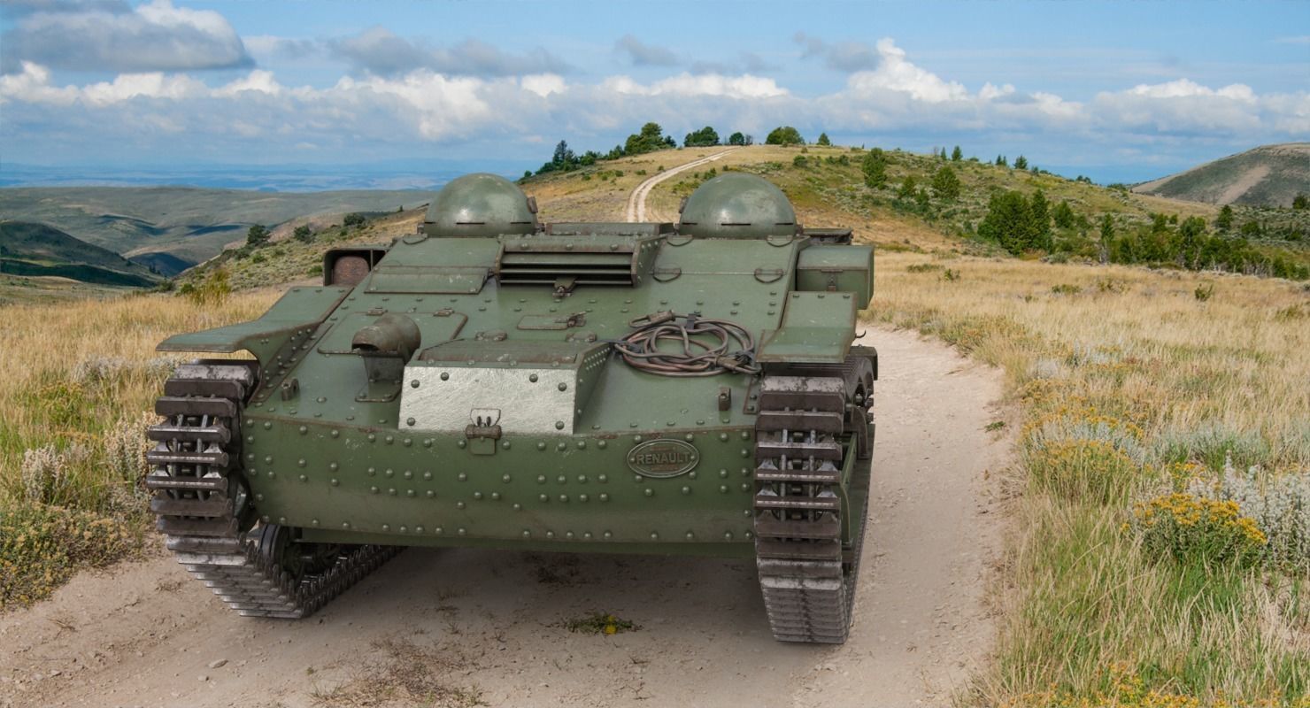 UE Tractor Vray 3D model_2