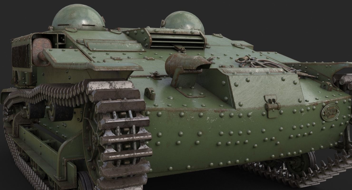 UE Tractor Vray 3D model_16