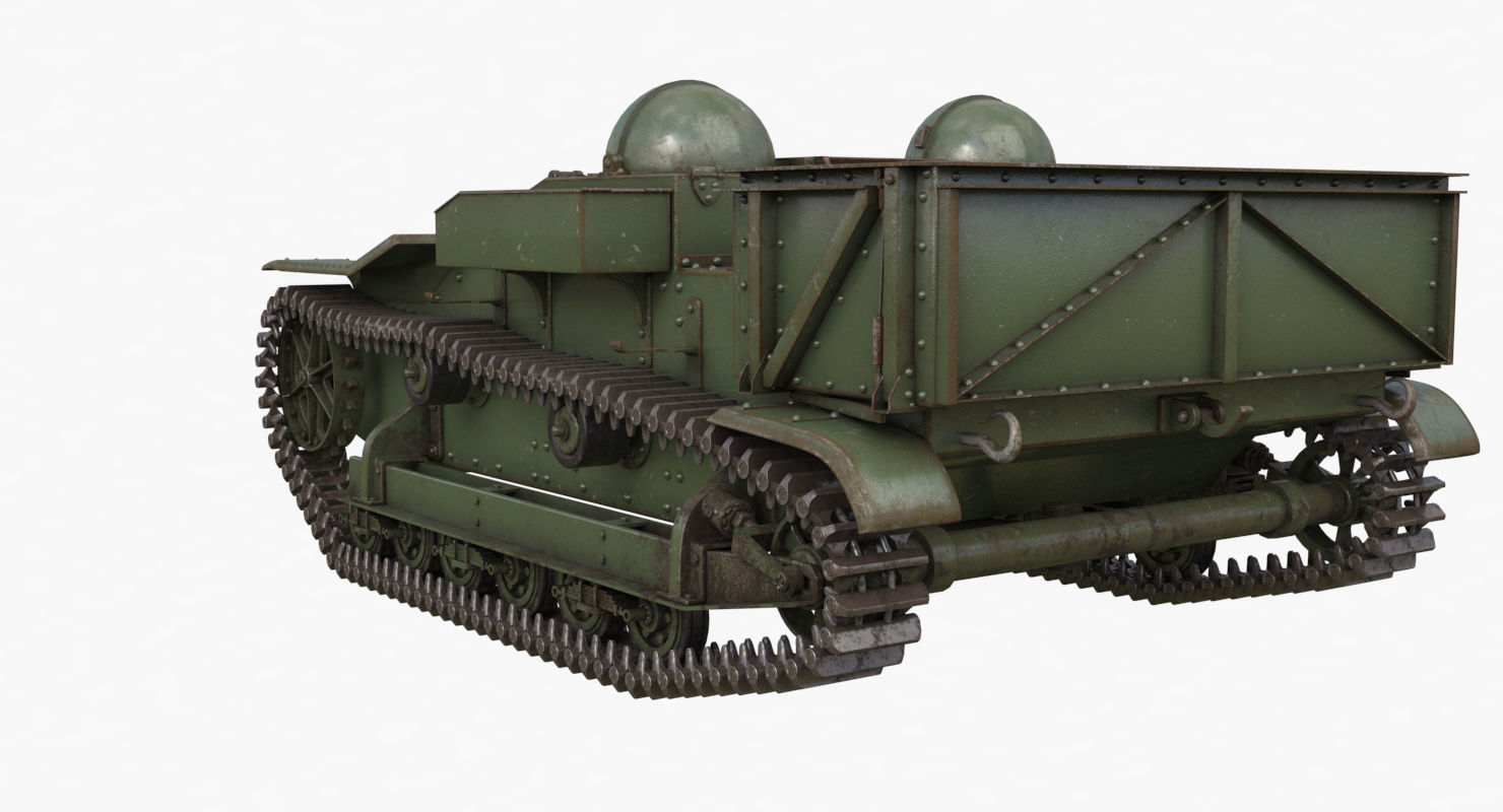 UE Tractor Vray 3D model_55